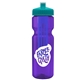 Champion - 28 oz Transparent Bottle with Push pull lid and Large Infuser