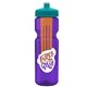 Champion - 28 oz Transparent Bottle with Push pull lid and Large Infuser