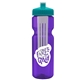 Champion - 28 oz Transparent Bottle with Push pull lid and Large Infuser