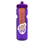 Champion - 28 oz Transparent Bottle with Push pull lid and Large Infuser