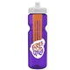 Champion - 28 oz Transparent Bottle with Push pull lid and Large Infuser