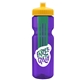 Champion - 28 oz Transparent Bottle with Push pull lid and Large Infuser