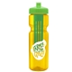Champion - 28 oz Transparent Bottle with Push pull lid and Large Infuser