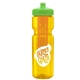 Champion - 28 oz Transparent Bottle with Push pull lid and Large Infuser