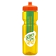 Champion - 28 oz Transparent Bottle with Push pull lid and Large Infuser