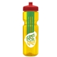 Champion - 28 oz Transparent Bottle with Push pull lid and Large Infuser