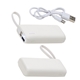 Chancellor 5000mAh Power Bank with USB - C Built - in Cable