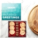 Chocolate Chip Cookies And Molded Chocolates In Gift Box