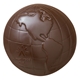 chocolate shapes - globe (5 oz)