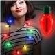Christmas Light Bulb LED Necklace