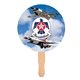 circle shape hand fan, full color digital