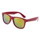 CLAIREMONT Colored Mirror Tint Lens Sunglasses with High Gloss Frame