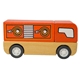 Classic Wooden Fire Truck Toy