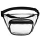 Clear PVC Fanny Pack With Dual Pockets Large