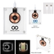 Clear - View 15W Acrylic Light Up Wireless Charging Pad