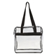 Vinyl Clear Zippered Tote