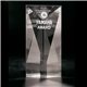 Clearaward Optical Crystal Angles Award - 4x8x2 in