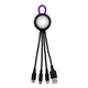 Clearview Light Up Loop 3- In -1 Charging Cable
