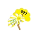 Cloud Auction Hand Fan Full Color - Paper Products