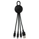 Color Light Up Loop 3- In -1 Charging Cable