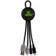 Color Light Up Loop 3- In -1 Duo Charging Cable