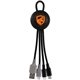Color Light Up Loop 3- In -1 Duo Charging Cable