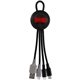 Color Light Up Loop 3- In -1 Duo Charging Cable