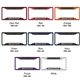 Colored Metal License Plate Frames - 6.25 x 12.25 - Printed with laser accents
