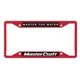 Colored Metal License Plate Frames - 6.25 x 12.25 - Printed with laser accents