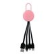 Colorful Clip 3 In 1 Charging Cable
