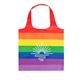 Colorful Rainbow Polyester Tote Bag