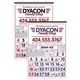 commercial 12- sheet calendar