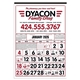 commercial 12- sheet calendar