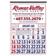 commercial 12- sheet calendar