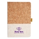 Cork And Heathered Fabric Hardcover Journal 5.5 X 8.25