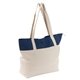 cotton canvas everyday tote bag