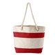 Cotton Resort Tote Bag With Rope Handle