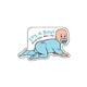 crawling baby - die cut magnets