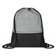 Crosshatch Heather Drawstring Backpack