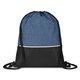 Crosshatch Heather Drawstring Backpack