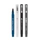 CUBIX Square Barrel Rubberized Cap Off Ball Point Pen with Metal Clip