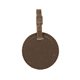 Culver Round Leather Luggage Tag