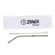 Curved Metal Straw Kit with Cleaning Brush
