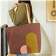 Daily Grind Super Size - Colored Canvas With Leather Handles