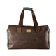 Green Canvas Danville Duffel(TM) with Brown Vegan Leather