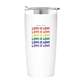 Fireworks Decoration Stainless Steel 20 oz Tumbler - Pride