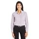 devon jones crownlux performance(r)ladies micro windowpane woven shirt