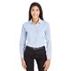 devon jones crownlux performance(r)ladies micro windowpane woven shirt