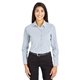 devon jones crownlux performance(r)ladies micro windowpane woven shirt
