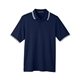 Devon Jones Mens CrownLux Performance(TM) Plaited Tipped Polo